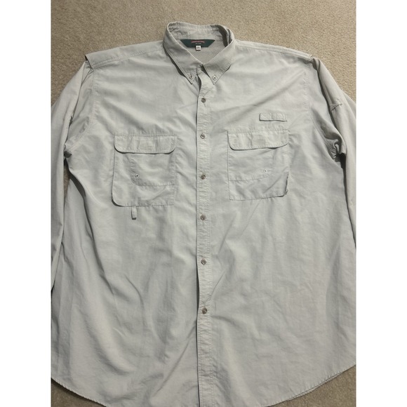 Redington Fishing Shirt Mens 2XL‎ Long Sleeve Button Down Vented UPF 30+ Outdoor - Picture 2 of 11